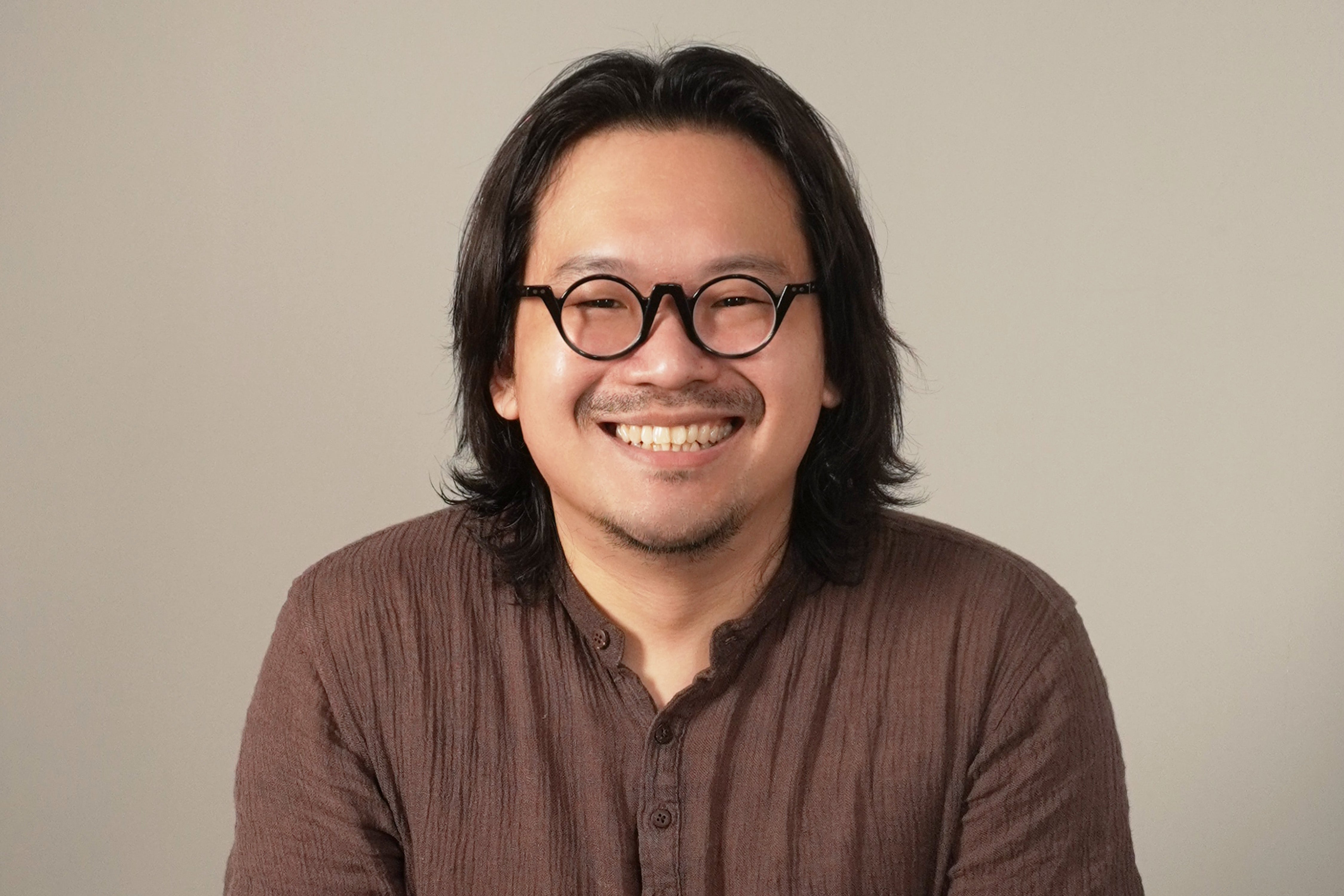 Peaceful zen meditation setting with soft light